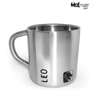 HotMuggs Leo Double Walled Stainless Steel Mug