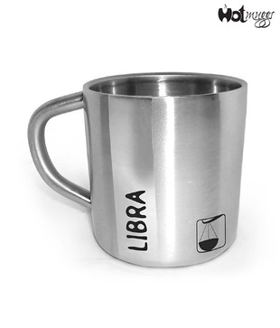 HotMuggs Libra Double Walled Stainless Steel Mug