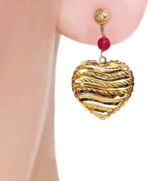 Isabella 3-D Hearts-On-Fire Pendant Set