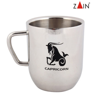 Zain Capricorn Stainless Steel Coffee Mug