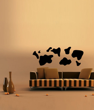 Plage Abstract Print Wall Sticker