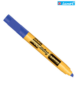 Luxor Blue Chisel Marker (Pack of 20)