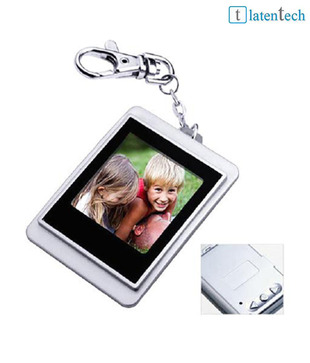 Digital Photo Key Chain (Silver)