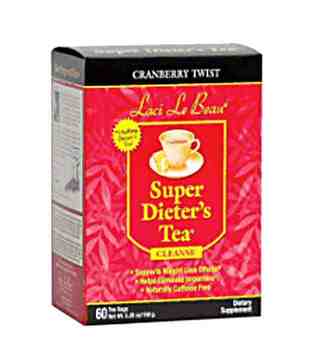 Laci Le Beau Cranberry Twist Super Dieter's Tea Cleanse - 60 Tea Bags