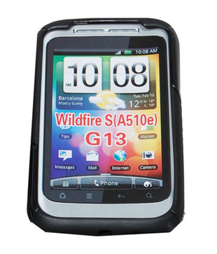 nCase Fashion Back Cover for HTC A510E Wildfire S Black