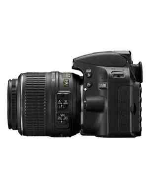 Nikon DSLR D3200 (Black) with AF-S 18-55mm VR Kit Lens