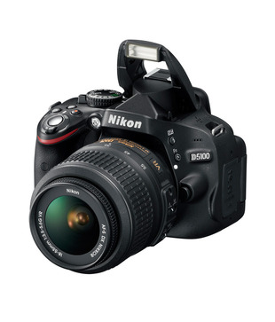 Nikon DSLR D5100 (Black) with AF-S 18-55mm VR Kit Lens