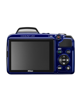 Nikon Coolpix L810 16.1MP Semi-SLR Camera (Blue)