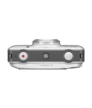 Nikon Coolpix S30 Point & Shoot Digital Camera (White)