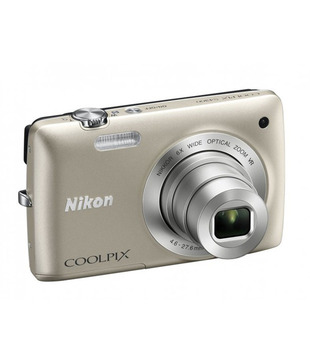 Nikon Coolpix S4300 16MP Point & Shoot (Silver)