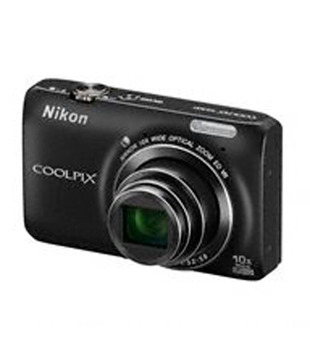 Nikon Coolpix S6300 16 MP Point & Shoot Digital Camera (Black)