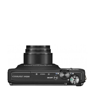 Nikon Coolpix S9200 16MP Point & Shoot Digital Camera (Black)