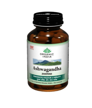 Organic India Ashwagandha - 60 Capsules