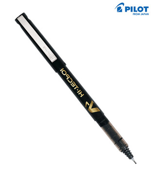 Pilothitec V7 Pen Black (Set Of 2 Pcs)
