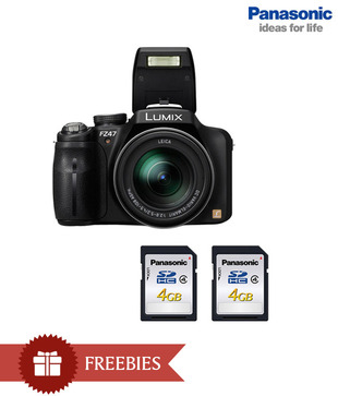 Panasonic Lumix DMC FZ47 12.1 MP Semi-SLR Camera (Black)