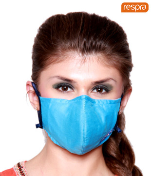 Respra - Anti Pollution Mask - Light Blue (Pack of 2)