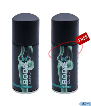 Body X Fresh Men Deo 150ML(Buy 1 Get1 Free)