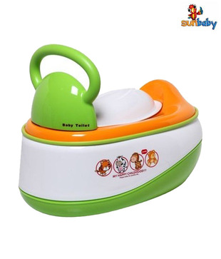 Sunbaby Green Hygienic & Comfortable Potty Trainer