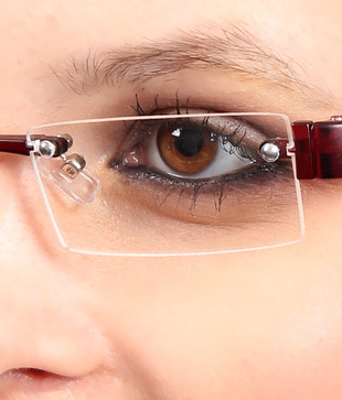 SD Enchanting Wine Rimless Optical Frame