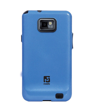 Molife Sugarcoat Galaxy S2-Blue Mobile Case(SU-BL-GA2)