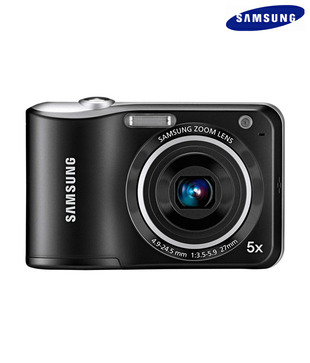 Samsung ES28 12.2MP Point & Shoot Camera (Black) (with Freebie: 4GB SD Card, Pouch, Reebok watch worth Rs.2600) 