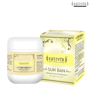 Sattvik Sun Ban Remedy For Sun Tan Removal 100gm