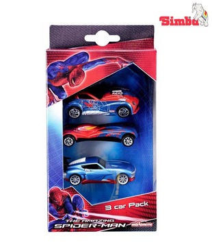 Majorette Spiderman Die Cast 3 Pieces Pack 1:64