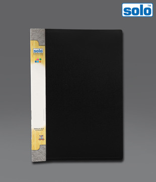 Solo Black Extra Large Pocket File (DF 210) - 4 pcs pkt