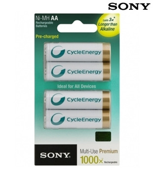 Sony NH-AA-B4KN -SONY RECHARGEABLE HIGH CAPACITY(4PCS) 2100 MAH