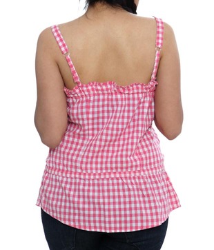 Red & White Fancy Top - SAN001P