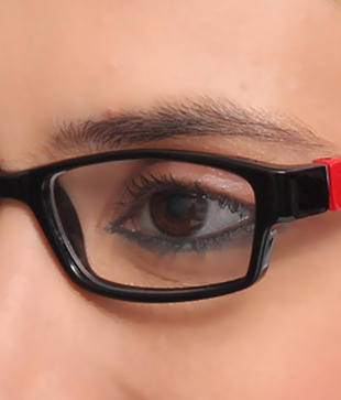 Teenager Smart Black & Red Optical Frame