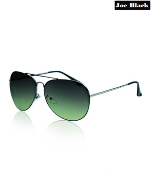 Joe Black Brown-Olive Aviator Sunglasses
