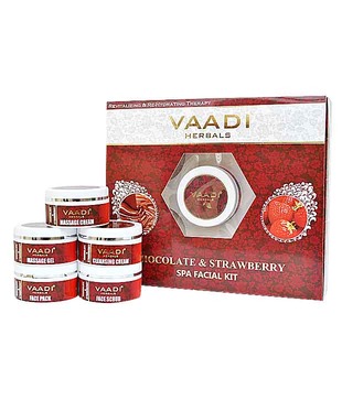 Vaadi Chocolate & Strawberry SPA Facial Kit270ml