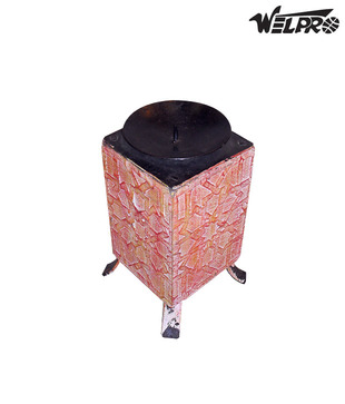Welpro Painted Candle Holder with Stand
