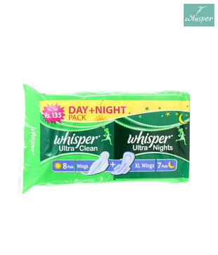 Whisper Ultra Clean (Day Night) Pack