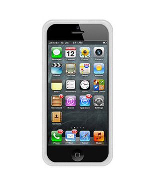 Amzer 94654 Gloss TPU Case Clear for iPhone 5