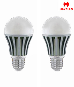 2x EGLO - LED Bulbs - Round - Dimmable - 8 W - Round - E27 Cap - Warm White