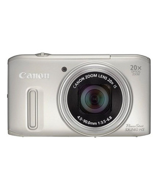 Canon Powershot SX240 HS 12.1  MP Point & Shoot Camera (Silver)