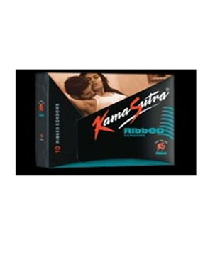 Kama Sutra Ribbed Condoms (Pack of 10)