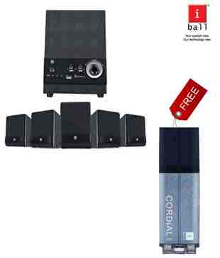 iBall Dhwani 5.1 Speakers with free iBall 8GB pen drive