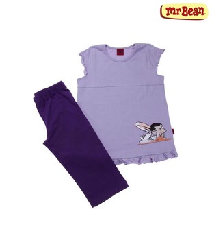 Mr. Bean Swan In Bed Girls Nightwear For Kids