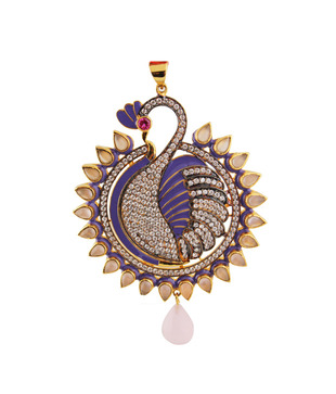 Styleos  Breath-taking Purple Pendant Set