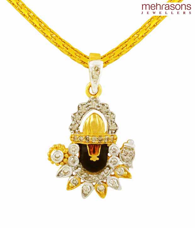 Mehrasons Diamond Balaji Pendant